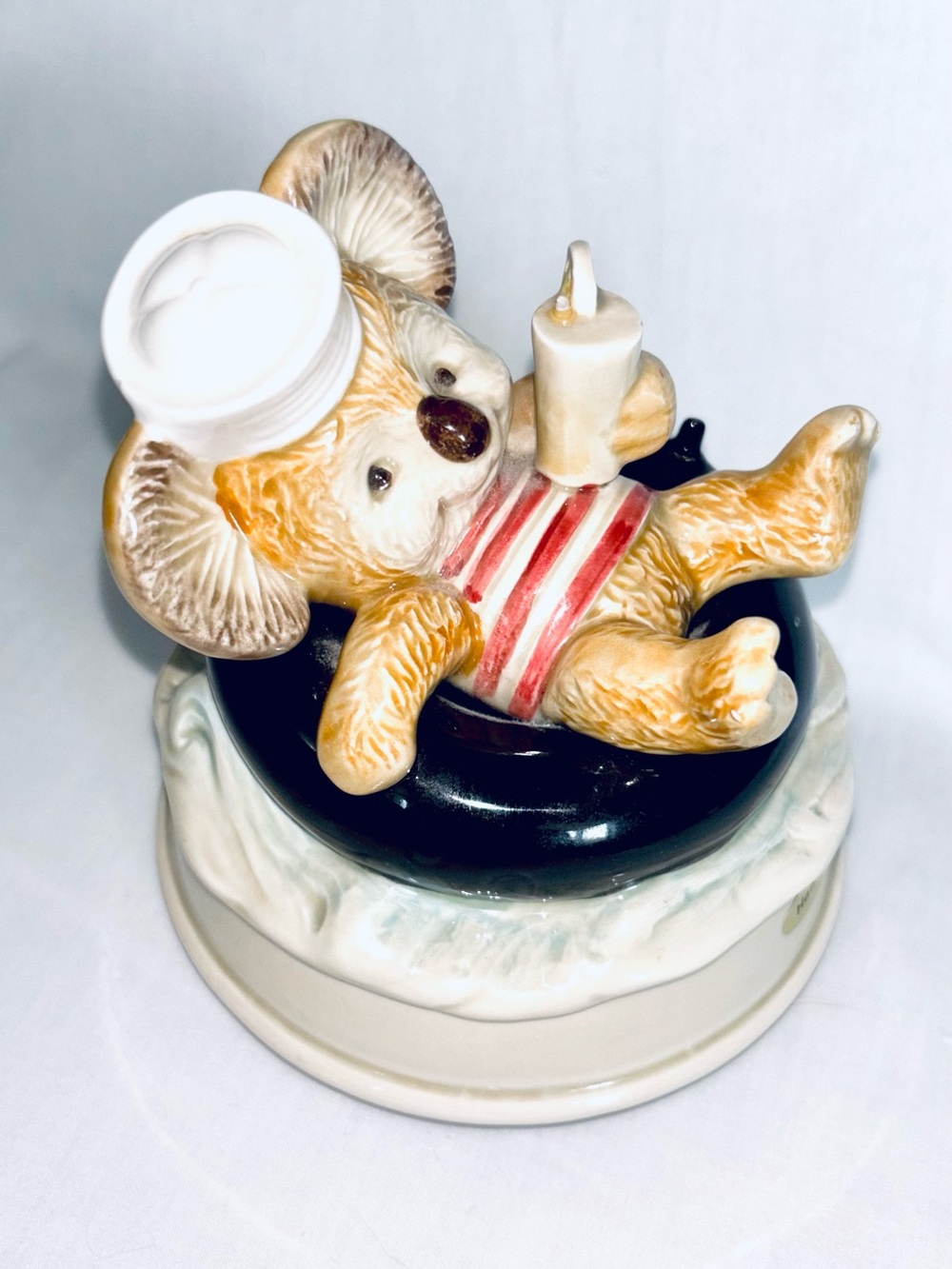 Vintage Otagiri Kirby Koala Music Box Sailor Plays Over the Waves Japan Gibson